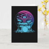 超人的ドラマー カード (黄色い花)