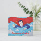 超伝導体の漫画 ポストカード (スタンド正面)