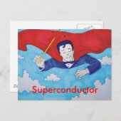 超伝導体の漫画 ポストカード (正面/裏面)