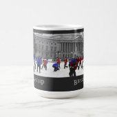 超党派の雪合戦 コーヒーマグカップ (中央)