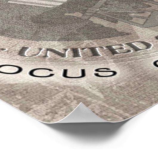 超党派チームワークの政治的擁護 ポスター (角)