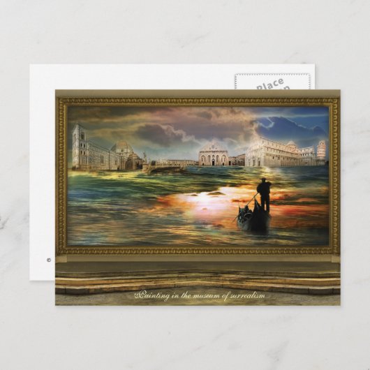 超写絵画実術館の ポストカード (正面/裏面)