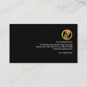 超創造的な未来派のギタリストのミュージシャン 名刺 (裏面)