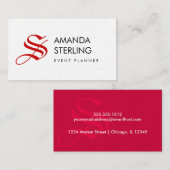 超厚い色の中心紙、名刺 名刺 (正面/裏面)