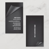 超厚く男らしい名刺のテンプレート 名刺 (正面/裏面)