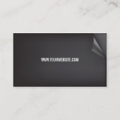 超厚く男らしい名刺のテンプレート 名刺 (裏面)