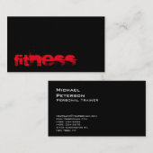 超厚トレンディーフィットネススポーツ名刺 名刺 (正面/裏面)
