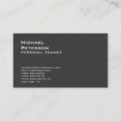 超厚トレンディーフィットネススポーツ名刺 名刺 (裏面)