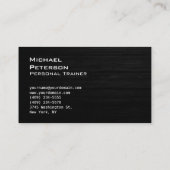 超厚木効果フィットネス名刺 名刺 (裏面)