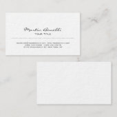 超厚白黒トレンディー名刺 名刺 (正面/裏面)