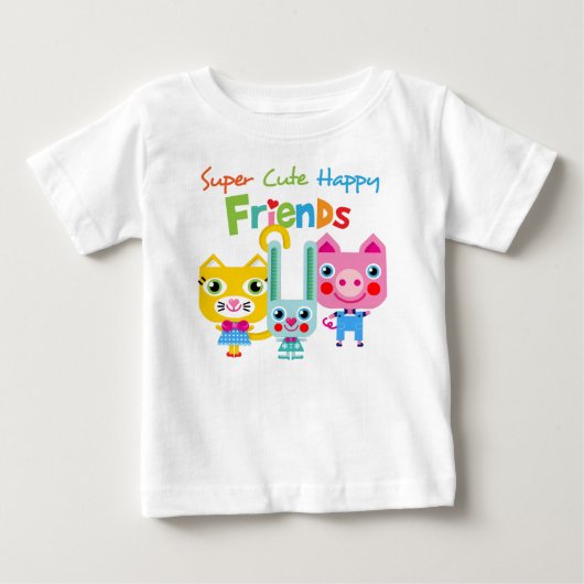 超友人.png ベビーTシャツ (正面)