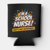 超大国おもしろい学校のナース評価 缶クーラー (正面)