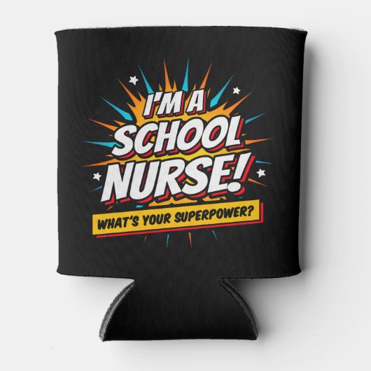 超大国おもしろい学校のナース評価 缶クーラー (正面)