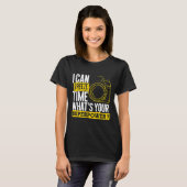 超大国フォトグラファーのカメラをフリーズ Tシャツ (正面フル)