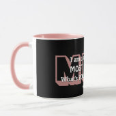 超大国MOST HIGH GOD パーソナライズされた Black Pink マグカップ (左)