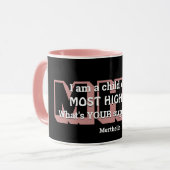 超大国MOST HIGH GOD パーソナライズされた Black Pink マグカップ (正面左)