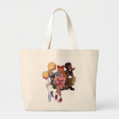 超大型ジャンボトートバッグ – 耐久性と広さ ラージトートバッグ (正面)