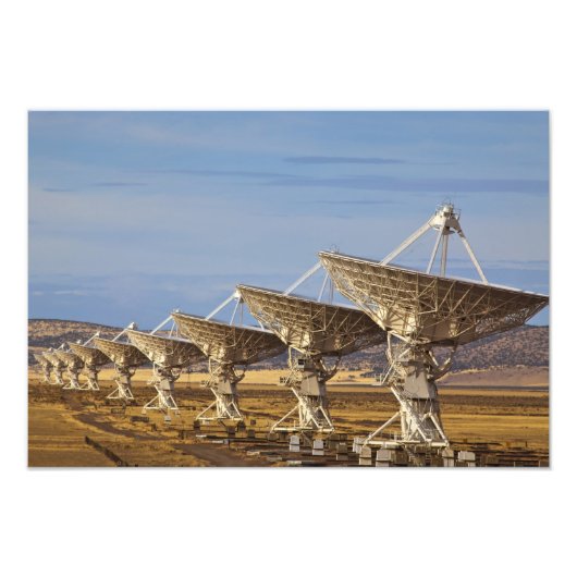 超大型干渉電波望遠鏡群 (Very Large Array) フォトプリント (正面)