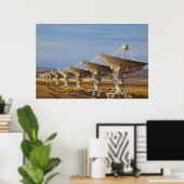 超大型干渉電波望遠鏡群(Very Large Array)米国立電波天文台 ポスター (ホームオフィス)