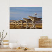 超大型干渉電波望遠鏡群(Very Large Array)米国立電波天文台 ポスター (キッチン)