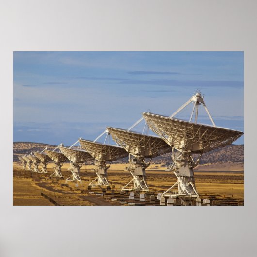 超大型干渉電波望遠鏡群(Very Large Array)米国立電波天文台 ポスター (正面)