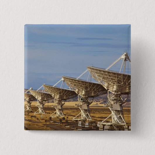 超大型干渉電波望遠鏡群(Very Large Array) 缶バッジ (正面)