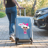 超大型14インチx 14インチカットカスタムビニールステッカー シール (スーツケースインサイチュ)