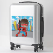 超大型14インチx 14インチステッカービニールシート シール (スーツケース)