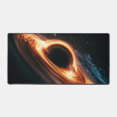 超大質量ブラックホールの降着円盤 スペースアート デスクマット (正面)