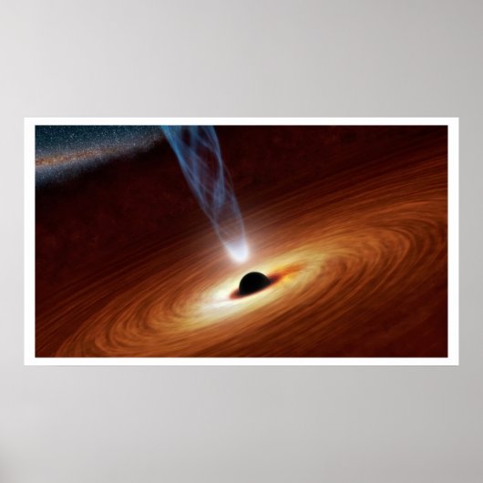 超大質量ブラックホール ポスター (正面)