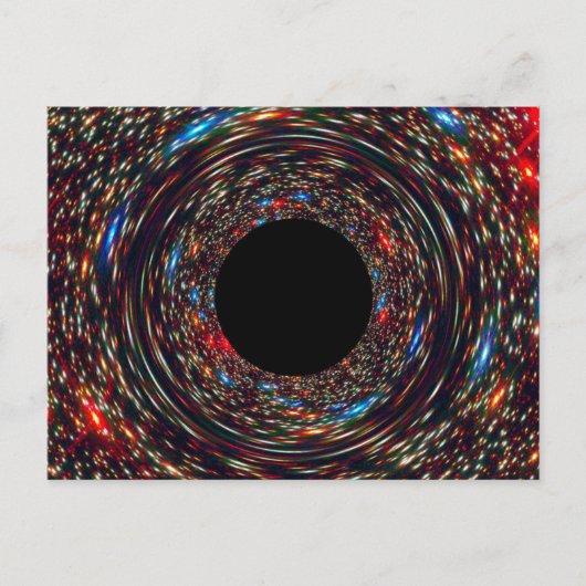 超大質量ブラックホール ポストカード (正面)