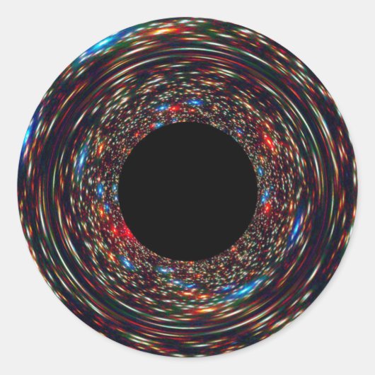 超大質量ブラックホール ラウンドシール (正面)