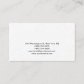 超太白の歯科技工士の名刺 名刺 (裏面)