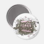 超女子の態度 マグネット (正面/裏面)