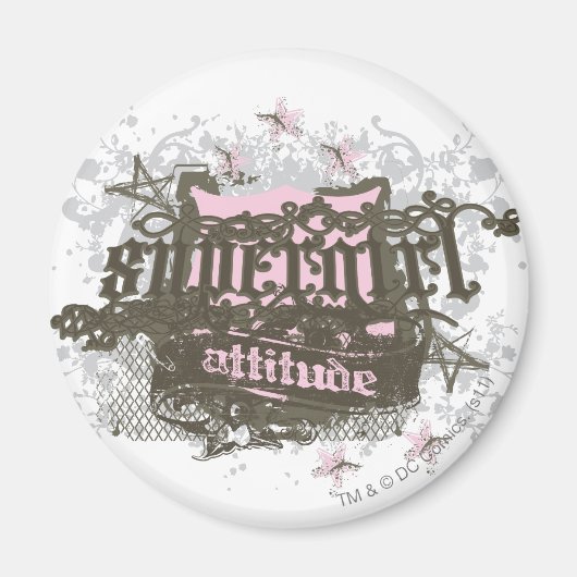 超女子の態度 マグネット (正面)