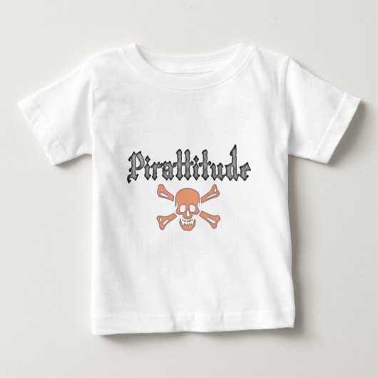 超姿勢血ジョリーロジャー ベビーTシャツ (正面)