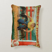 超小型の馬 アクセントクッション (裏面(縦))