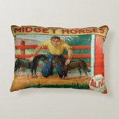 超小型の馬 アクセントクッション (裏面)