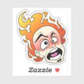 超小型3" x 3"カットカスタムビニールシール シール (シート)