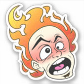 超小型3" x 3"カットカスタムビニールシール シール (正面)