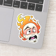 超小型3" x 3"カットカスタムビニールシール