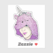 超小型3" x 3"カットカスタムビニールシール シール (シート)