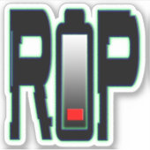 超小型3" x 3"カットカスタムビニールシール シール (正面)