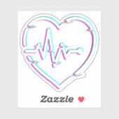 超小型3" x 3"カットカスタムビニールシール シール (シート)