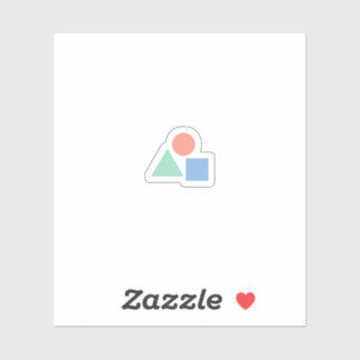 超小型3" x 3"カットカスタムビニールステッカー シール