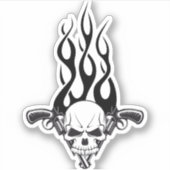 超小型3" x 3"カットカスタムビニールステッカー シール (正面)