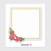 超小型3" x 3"カットカスタムビニールステッカー シール (シート)