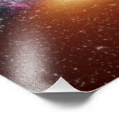 超巨大ブラックホールのイラストレーション フォトプリント            (角)