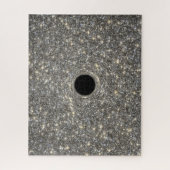 超巨大ブラックホールは銀河系の真ん中にある。 ジグソーパズル (縦)