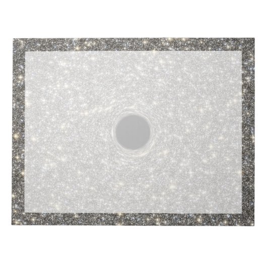 超巨大ブラックホールは銀河系の真ん中にある。 ノートパッド (正面)